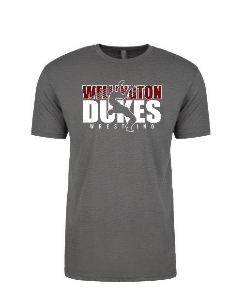 Charcoal Dukes Wrestling T-Shirt