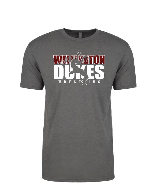 Charcoal Dukes Wrestling T-Shirt