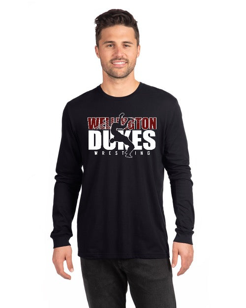 Black Dukes Wrestling Long Sleeve T-Shirt